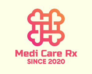 Pharmacist - Gradient Medical Cross Heart logo design