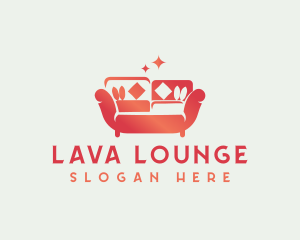 Sofa Couch Furniture logo design