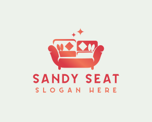 Sofa Couch Furniture logo design