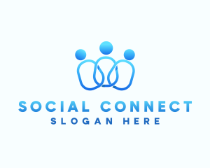 People Community Group logo design