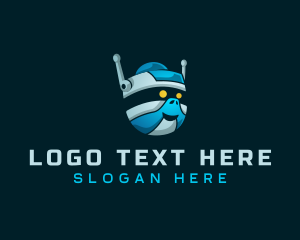 Streamer - Tech Robot Gaming logo design