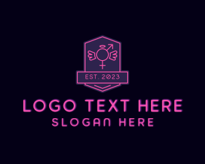 Neon - Kinky Adult Strip Club logo design