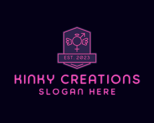 Kinky - Kinky Adult Strip Club logo design