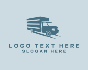 Logisitcs - Cargo Delivery Truck logo design