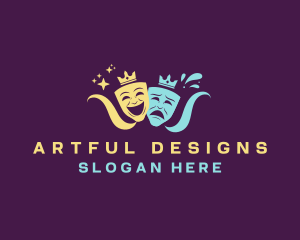 Creative Theatre Mask logo design