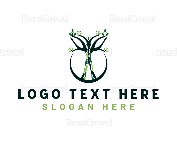 Human Tree Nature Logo