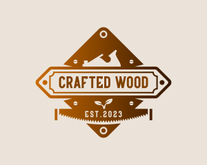 Carpenter - Gradient Carpenter Tools logo design