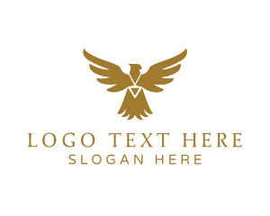 Security Agency - Eagle Wing Avian logo design