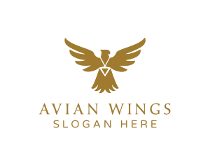 Eagle Wing Avian logo design