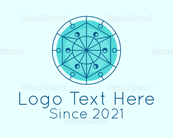 Astral Circle Hexagon Logo