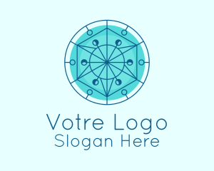 Astral Circle Hexagon Logo
