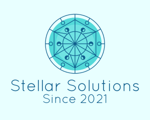 Astral - Astral Circle Hexagon logo design