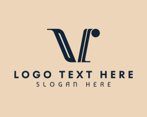 Letter V - Luxury Fashion Brand logo design