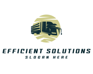 Operational - Construction Cargo Truck logo design