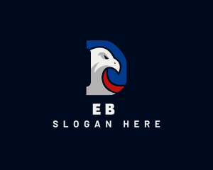 Wild Eagle Letter D Logo