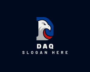 Wild Eagle Letter D Logo