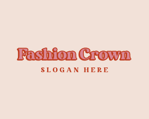 Teen Fashion Wordmark logo design