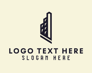 Establishment - Abstract Hotel Building logo design