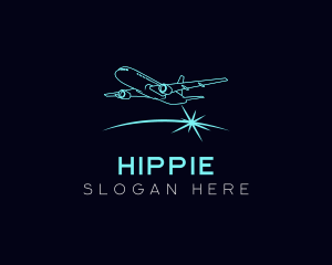 Airplane Aviation Airport Logo