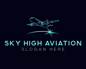 Aviation - Airplane Aviation Airport logo design