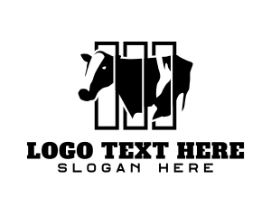 Cattle - Cattle Beef Steak logo design