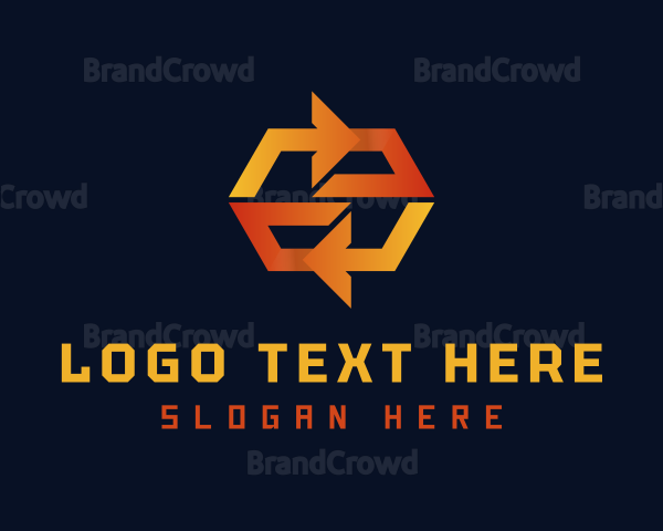 Gradient Arrows Business Logo