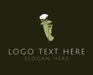 Organic - Hand Flower Spa logo design
