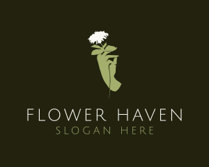 Hand Flower Spa logo design