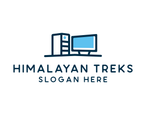 Desktop Computer Technician  logo design