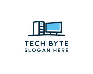 Desktop Computer Technician  logo design