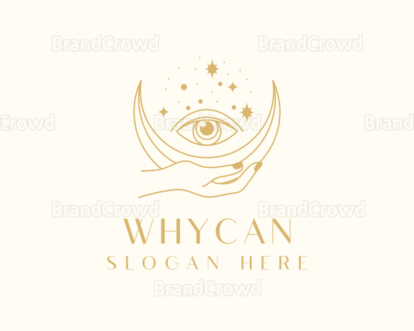 Crescent Moon Eye Logo