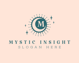 Psychic - Sun Moon Astrology logo design