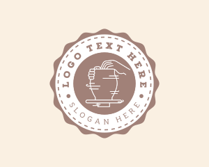 Clay Pot - Clay Pottery Handicraft logo design