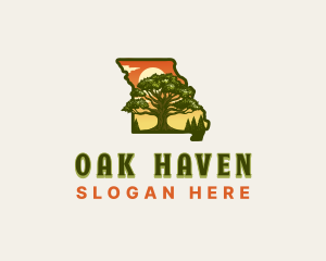 Missouri Oak Tree logo design