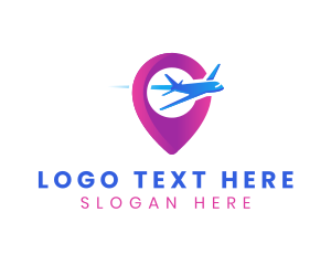 Adventure - Travel Plane Airline logo design