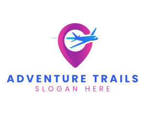 Travel Plane Airline logo design