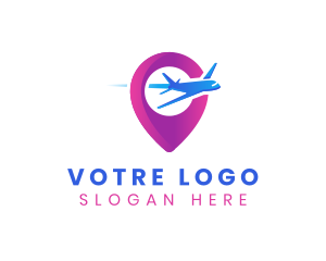 Aircraft - Travel Plane Airline logo design