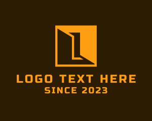Letter O - Minimalist Building Window logo design