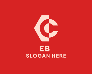 Digital Letter C Tag Logo