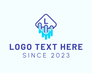 Letter - Tech Science Laboratory logo design