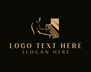 Performer - Jazz Concert Pianist logo design