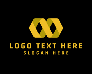 Infinity - Gold Business Loop logo design