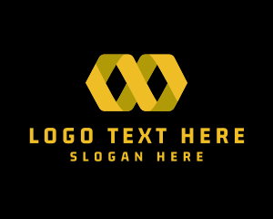 Expensive - Gold Business Loop logo design