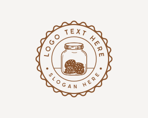 Bakeshop - Chocolate Chip Cookie Jar logo design