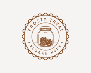 Chocolate Chip Cookie Jar logo design