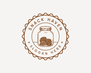 Chocolate Chip Cookie Jar logo design