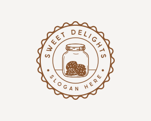 Chocolate Chip Cookie Jar logo design