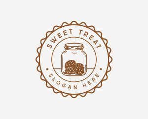 Chocolate Chip Cookie Jar logo design