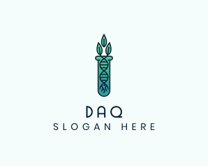 Laboratory - Organic Test Tube logo design