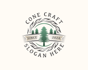 Woodwork Craft Lumberjack logo design